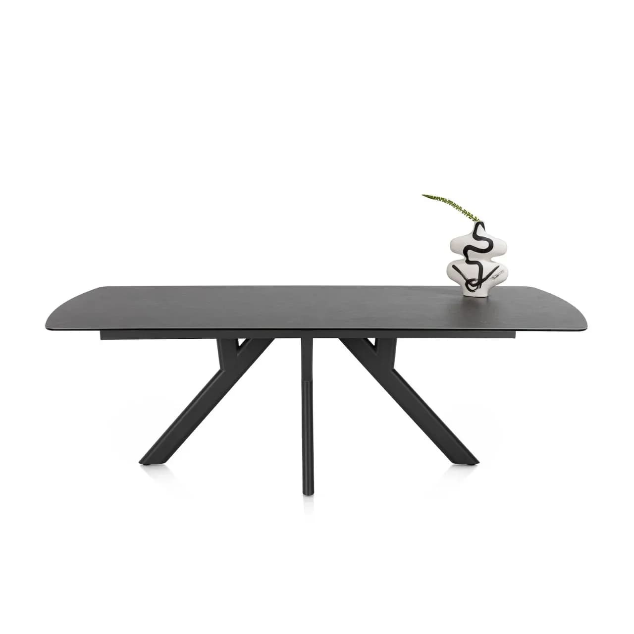 Vegas, Tisch 230 x 100 cm - Keramik auf Glas