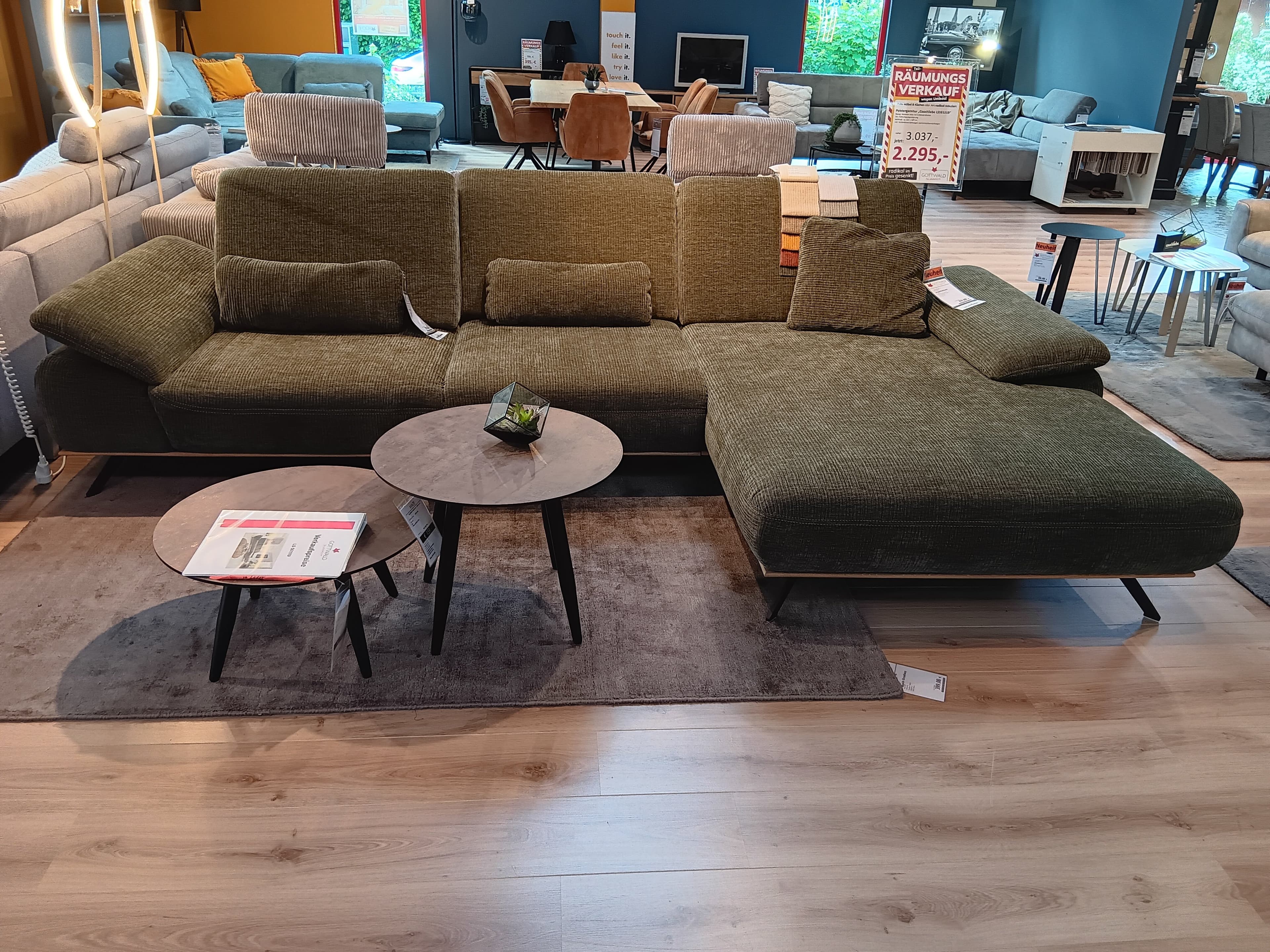 Wohnwalndschaft "LS561119-Couchliebe" – Ausstellungsstück im Möbelhaus Gottwald – der Wohnfuchs